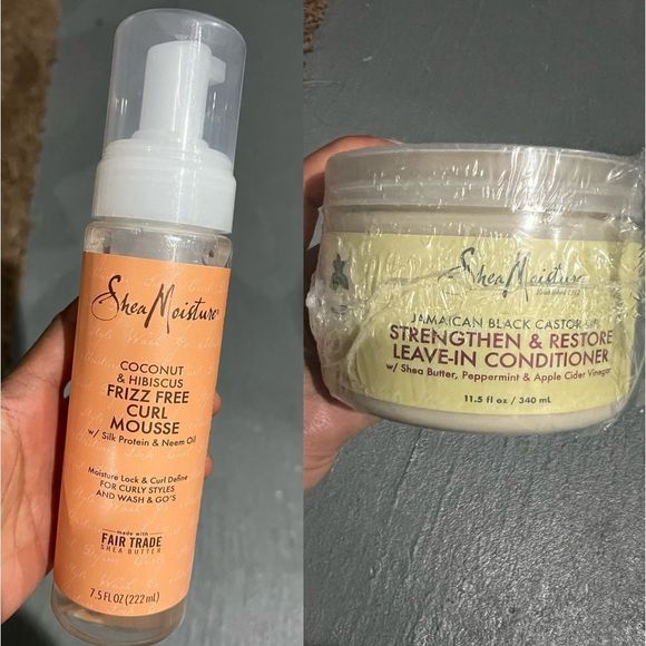 Shea Moisture Hair Shea Moisturecurl Mousse And Leave In